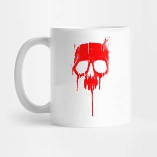 Classic Metal Graffiti Skull - Dripping Paint product Mug